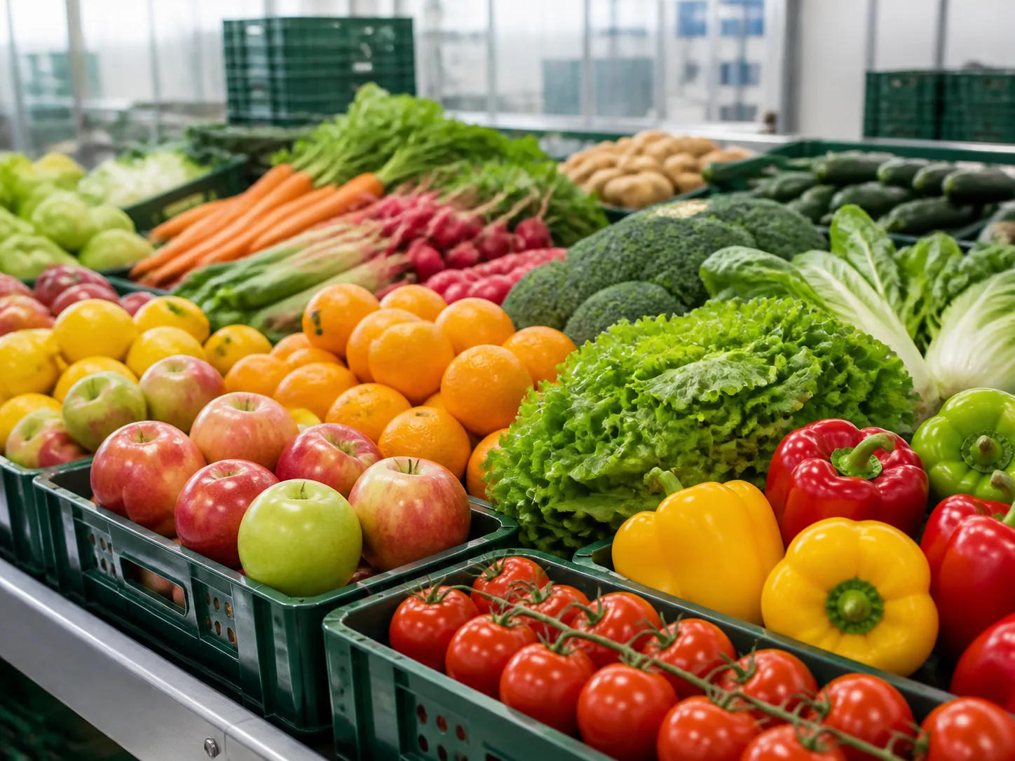 Frozen vegetables prepared for commercial food programs